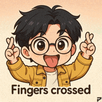 Hoping For The Best Wish Me Luck GIF by Persona