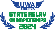 Blue Sticker by UWA Little Athletics Club