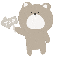Bear Tap Sticker