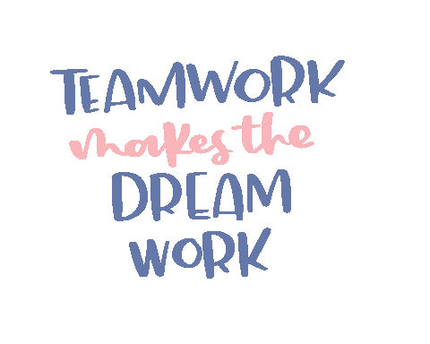 Teamwork Makes The Dream Work Success Sticker