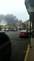 Scrap Yard Catches Fire in Jersey City