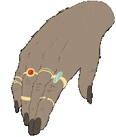 Animation Gold Sticker