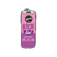 Kick Energydrinks Sticker by Remedy Drinks