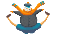 Happy Winter Sticker by Black Math