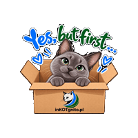 Cat Kot Sticker by inKOTgnito