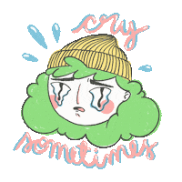 renatascabrera sad crying home cry Sticker