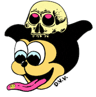 Skull Tab Sticker