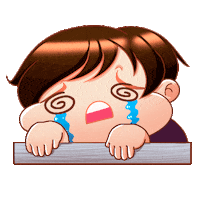 MissLynArt tired cry llorar cansada Sticker