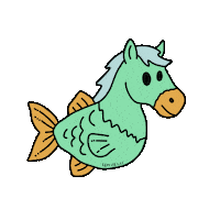Animation Swimming Sticker