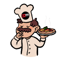 napizza love food pizza eat Sticker