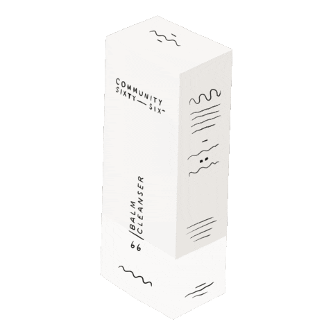 communitysixtysix skincare cleanser face wash c66 Sticker