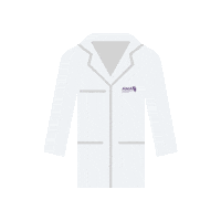 AmericanMedicalAssociation white science purple doctor Sticker