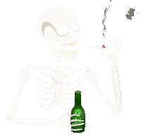 Halloween Beer Sticker