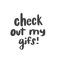 Lettering Check Sticker