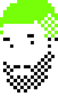 SQ24 wow pixelart amazing 8bit Sticker
