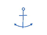 Hamburg Anchor Sticker by Lisawebdesign