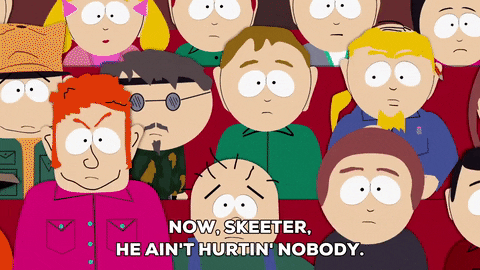 crowd speaking GIF by South Park 