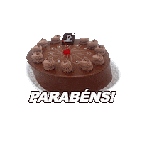 damaycafeeconfeitaria aniversario parabens bolo torta Sticker