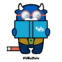 Books Reading Sticker by ubuffalo