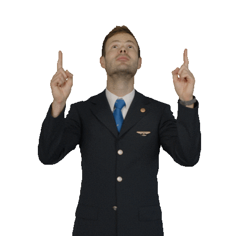 Swipe Up Cabin Crew Sticker by KLM