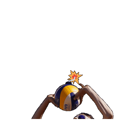 Sport Play Sticker by Aurora Beach Volleyball