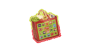grandfrais sac marche courses magasin Sticker