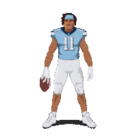 Tar Heels Mic Drop Sticker by SportsManias