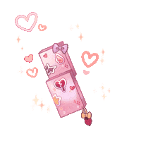 In Love Art Sticker