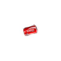 Sponsored gif. A red can of Coca-Cola with the name "Iliana" spins toward the viewer and then spins back out of sight.