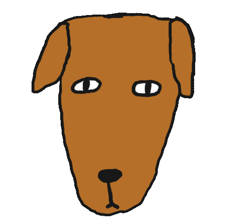 Happy Dog Sticker by courtney hassmann