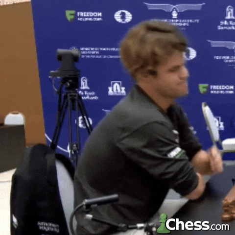 Angry Magnus Carlsen GIF by Chess.com