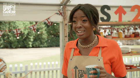 Laugh Tea GIF by The Great British Bake Off