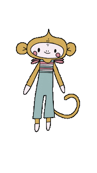 vonhandmitherz monkey picapauyan vonhandmitherz Sticker