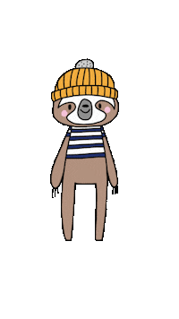 vonhandmitherz sloth picapauyan vonhandmitherz Sticker