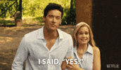 I Said Yes Proposal GIF by NETFLIX