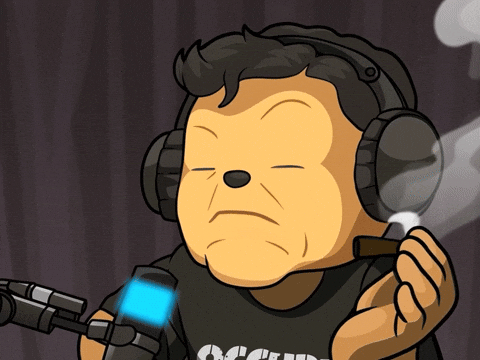 Elon Musk Smoking GIF by Wise Monkey Meme