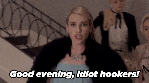 scream queens idiot GIF