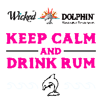 Keep Calm Cape Coral Sticker by Wicked Dolphin