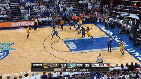 game 1 basketball GIF by WNBA