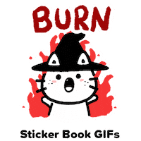 Witch Hunt Burn Sticker by Sticker Book iOS GIFs