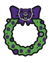 christmas wreath Sticker by University of Central Arkansas