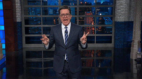 donald trump GIF by The Late Show With Stephen Colbert