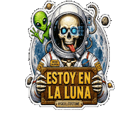 Skull Luna Sticker