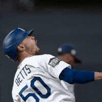 DodgersChat celebration baseball mlb home run GIF