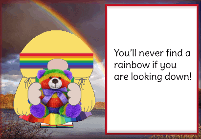 Rainbow Gnome GIF