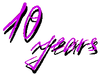 10 Years Anniversary Sticker