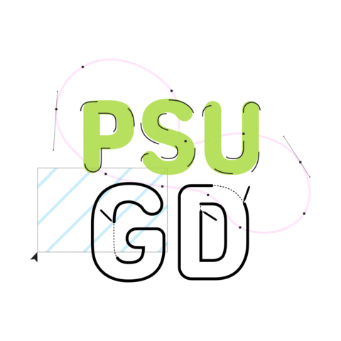 Psugd Sticker by Portland State Graphic Design