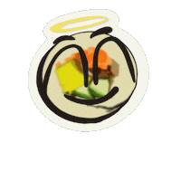 Food Angel Sticker