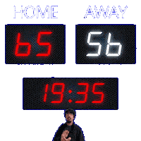 56 Away Sticker