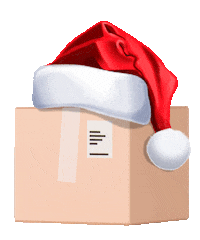 Posti happy christmas xmas surprise Sticker